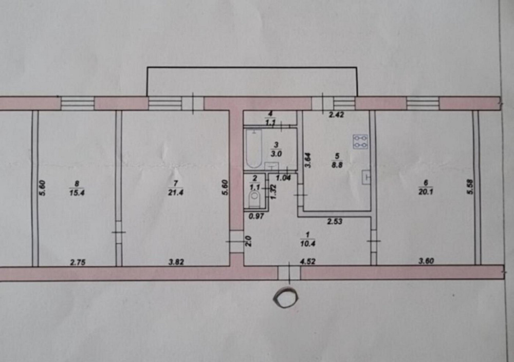 Продаж Квартира 3-кімнатна, 6/9 поверх на вул. Дмитра Донцова Житомир - изображение 9