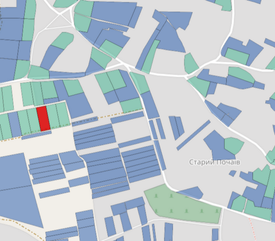 Продаж земельної ділянки 25 соток на вул. Крамарі Почаїв