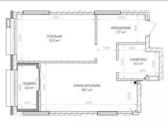 Продаж Квартира 1-кімнатна, 22/25 поверх на Вавілових, 9-11 Київ