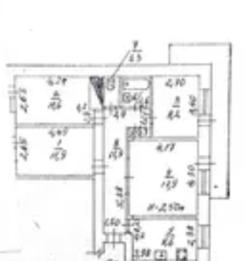 Четырехкомнатная квартира на Фонтане, улица Посмитного Одеса - фото 1