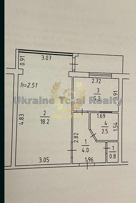 Продаж Квартира 1-кімнатна, 4/9 поверх на Отрадный пр-т, 38Б Київ - фото 14