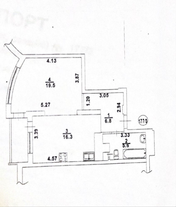 Продаж Квартира 1-кімнатна, 24/25 поверх на Генерала Шаповала вул., д. 2А Київ - фото 6