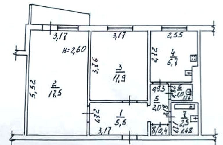 Двухкомнатная квартира на Таирова Одеса - фото 16