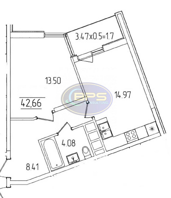 Продаж Квартира 1-кімнатна, 12/24 поверх на вул. Краснова Одесса - изображение 7