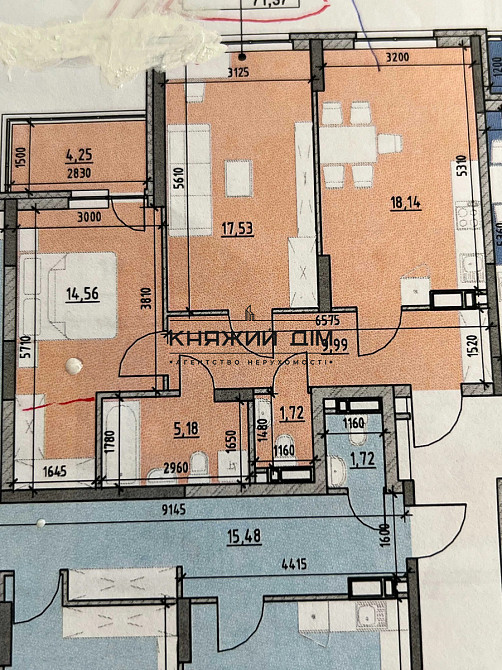 Продаж Квартира 1-кімнатна, 10/25 поверх на Воздухофлотский просп. Київ - фото 1