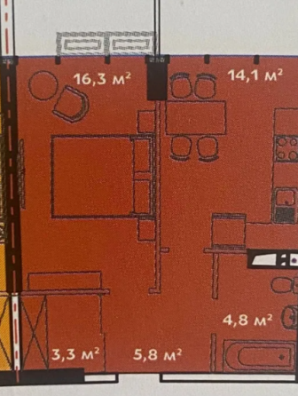 Продам квартиру возле моря в ЖК "Авторский район" (Фонтанка, ТЦ "Ривьера") Фонтанка