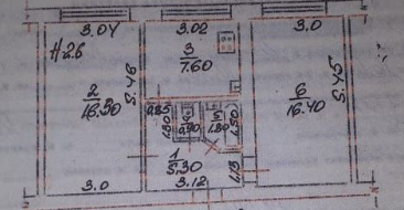 2 комнатная квартира с пристройкой Одеса - фото 2