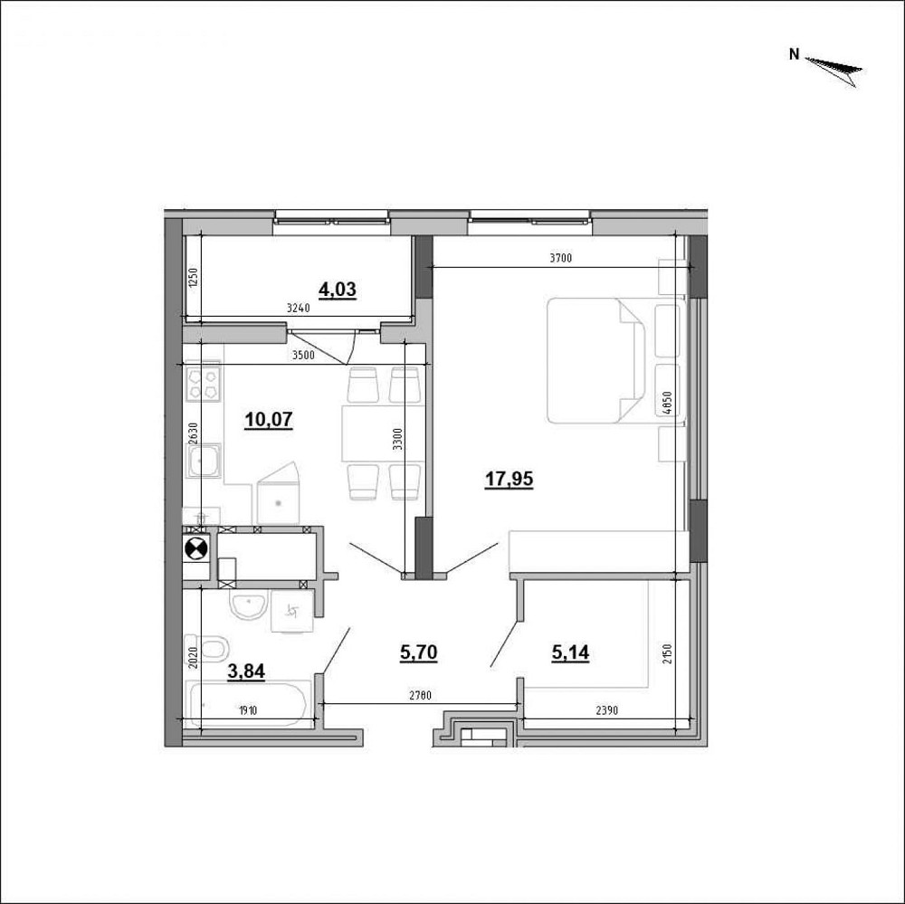 Продаж Квартира 1-кімнатна, 1/5 поверх на вул. Хмельницького Богдана Львів - фото 2