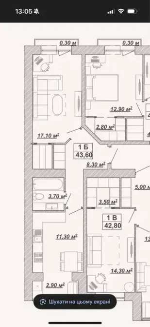 Продаж Квартира 1-кімнатна, 11/14 поверх на вул. Княгинин Івано-Франківськ - фото 3