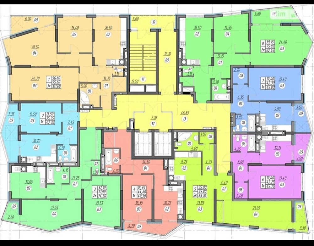 Продаж Квартира 3-кімнатна, 8/16 поверх Тернопіль - фото 8