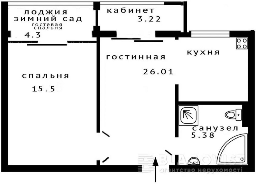 Оренда Квартира 2-кімнатна, 3/9 поверх на Ентузіастів, 7/1 Київ - фото 20