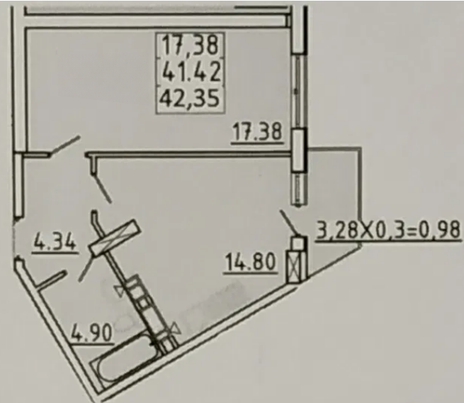 Продам 1 комнатную квартиру в ЖК Континент. Одесса - изображение 2