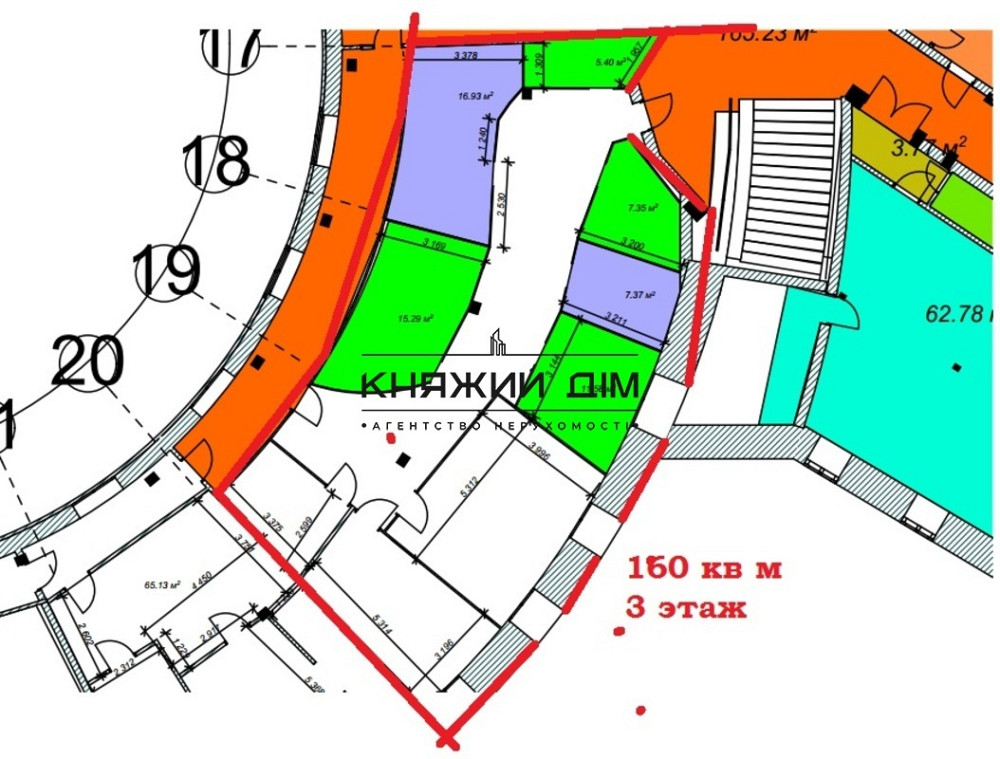 Оренда офісне приміщення на Рыбальская ул. поверх - 3/3 Київ - фото 9
