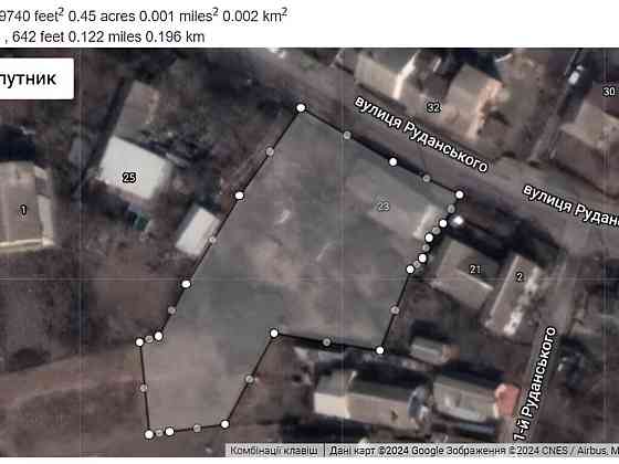 Продаж земельної ділянки 18 соток на Руданського 23 Вінниця