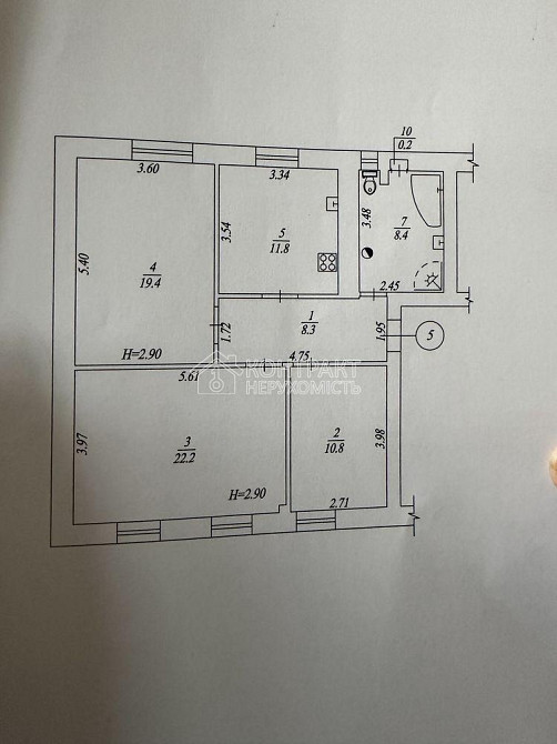Продаж Квартира 3-кімнатна, 3/4 поверх на вул. Глобінська Харків - фото 16