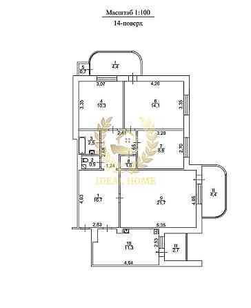 Продаж Квартира 4-кімнатна на Красной Калины пр-т, 72 Kiev