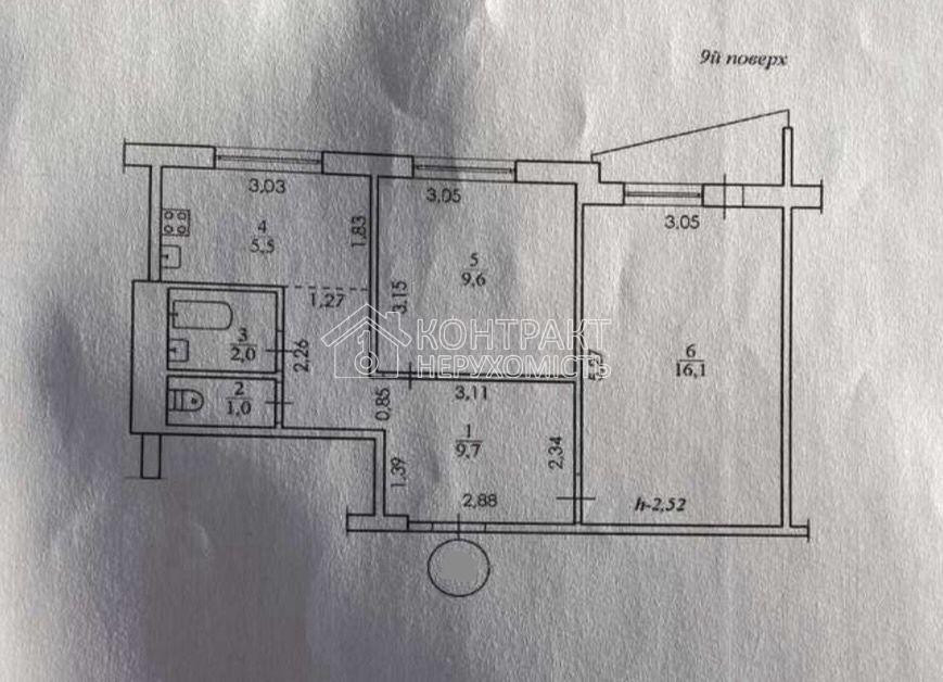 Продаж Квартира 2-кімнатна, 9/9 поверх на вул. Велика Панасівська Харків - фото 7