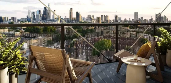 Квартира за кордоном 58 кв.м 1 кімн. 10-й поверх м. Лондон, на Канэри-Уорф Лондон