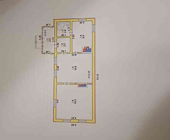 Продаж 1-поверховий Будинок з ділянкою 10 сот 66.9 кв.м 2 кімн. на С.Високе Житомир