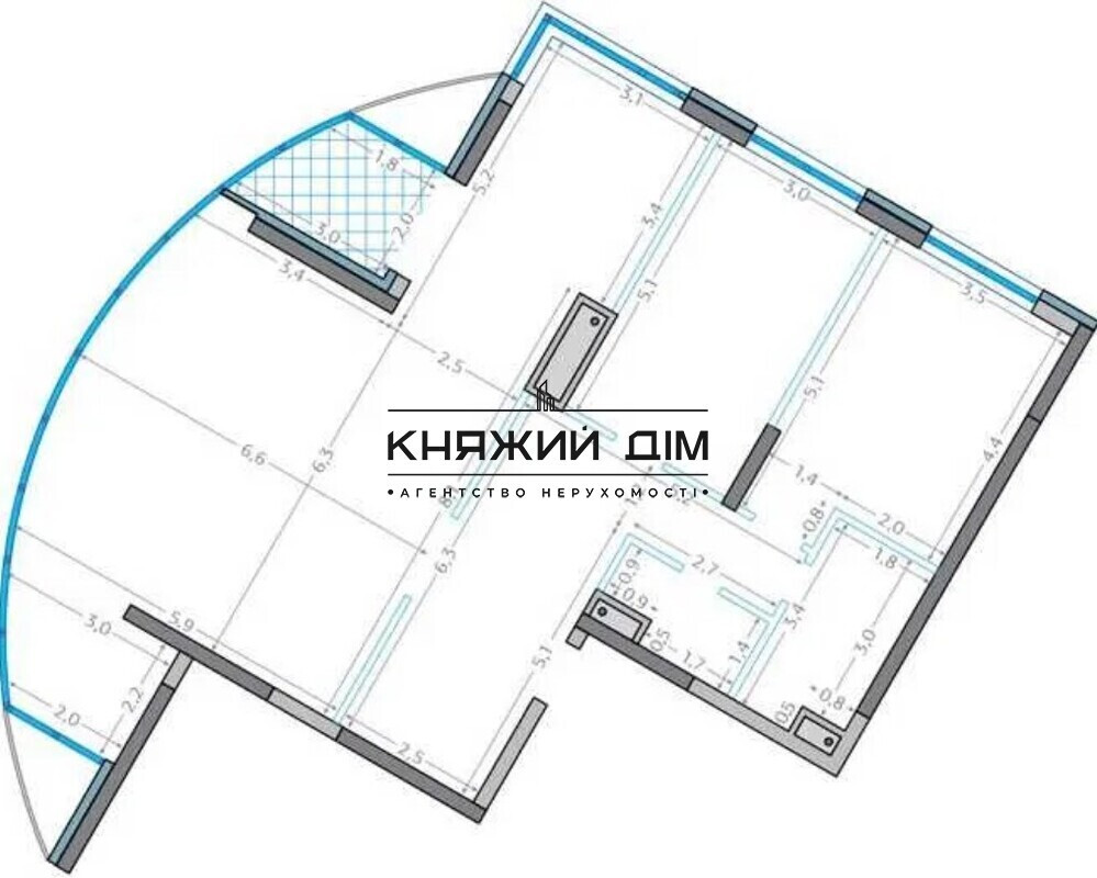 Продаж 3-х к.кв. на березі Дніпра в ЖК Зарічний в Дарницькому р-ні. Код об'єкту №: 21146121 Київ - фото 13