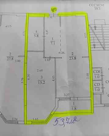 Продаж 1к квартири 53 кв. м на вул. Смакули Тернопіль