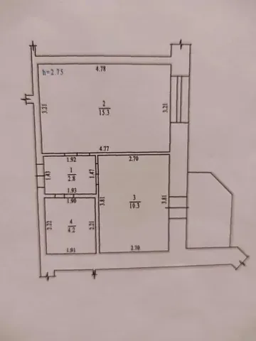 Продаж 1к Квартира 37 кв.м Бідного Олександра вулиця 16 Полтава - фото 1