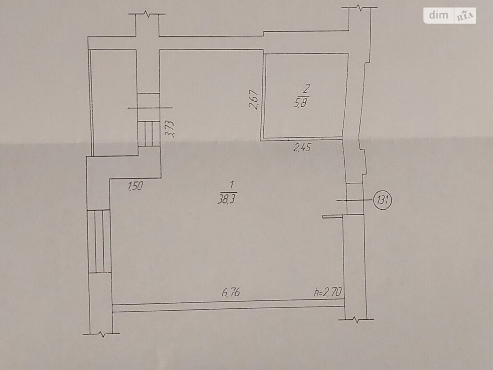 Продаж Квартира 1-кімнатна, 8/8 поверх на Миколаївська Вінниця - фото 2