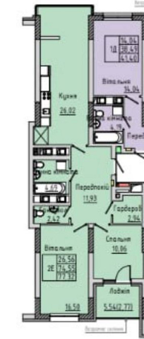 Продаж Квартира 2-кімнатна, 11/12 поверх на вул. Левинського І. Івано-Франківськ - фото 4