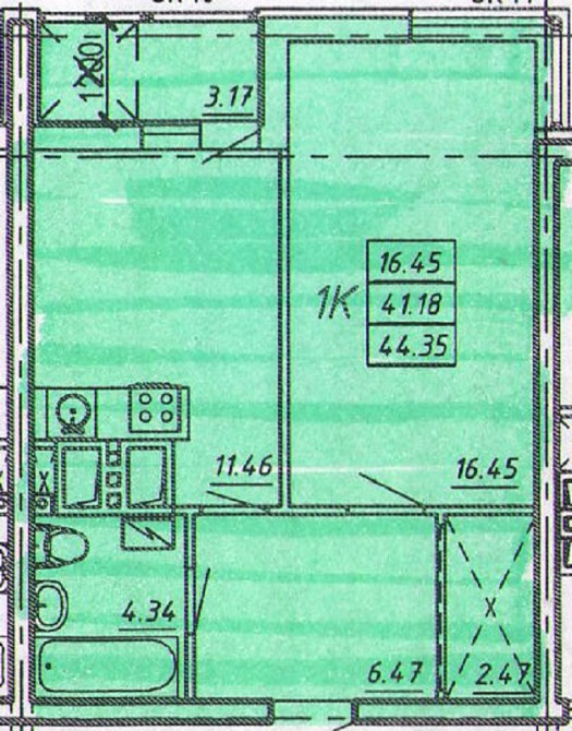 Новая 1-комнатная в новом ЖК Удобный Одеса - фото 7