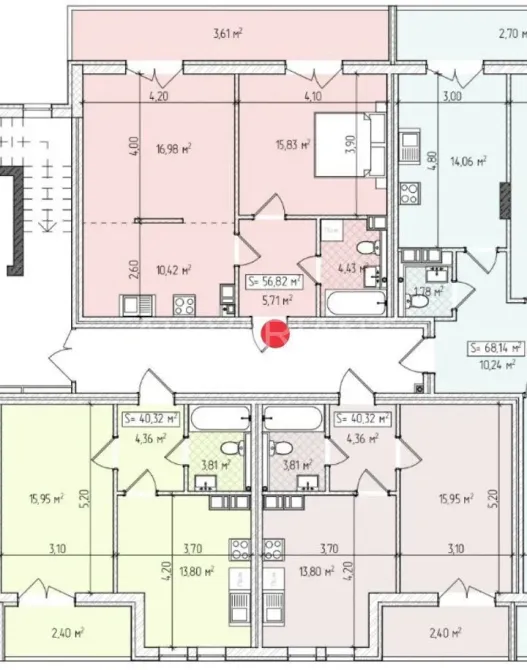 Продажа 1к Квартира 60 кв.м Минайська 14В Ужгород - изображение 8