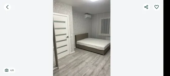 For rent 1-room apartment on Hmyri 20 with modern renovation, residential complex 