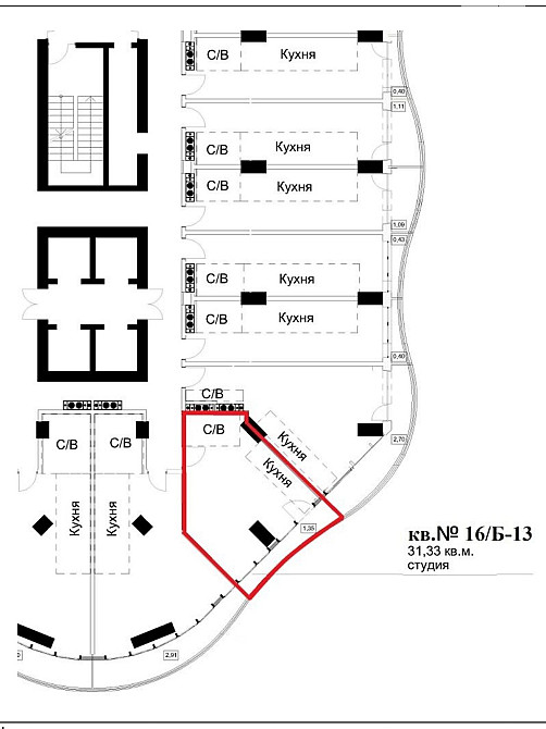 Продаж 1к квартири 31.33 кв. м Одеса - фото 7