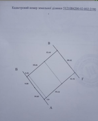 Продаж земельної ділянки 6 соток на ул. Курортная, 114 Нерубайське