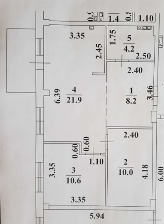 Продам 2-х комн.квартиру на Сахарова. Крижанівка (Комінтернівський район) - фото 6