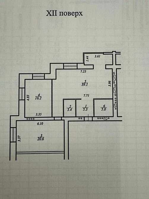 Продаж Квартира 3-кімнатна, 12/12 поверх на Запорізьке шосе, 28 Дніпро - фото 4
