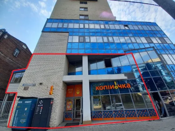 Shop on Gagarina (Nagorka) with tenants. Located on Gagarina Ave. 23 Dnipro