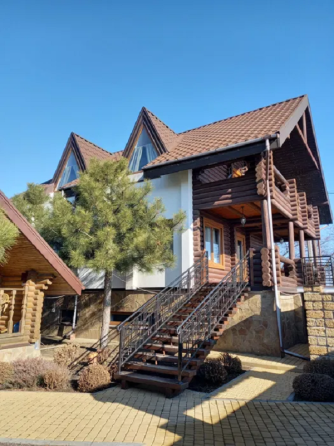 Дом - сруб в 50 метрах от пляжа Санжейка - Леонидово! Санжійка