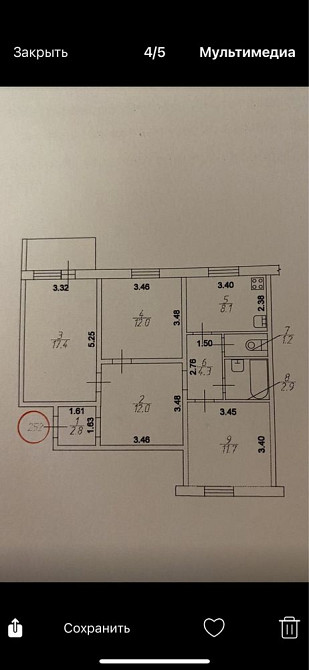 Продаж Квартира 3-кімнатна, 15/15 поверх на Бальзака Оноре вул., д. 61 Київ - фото 12