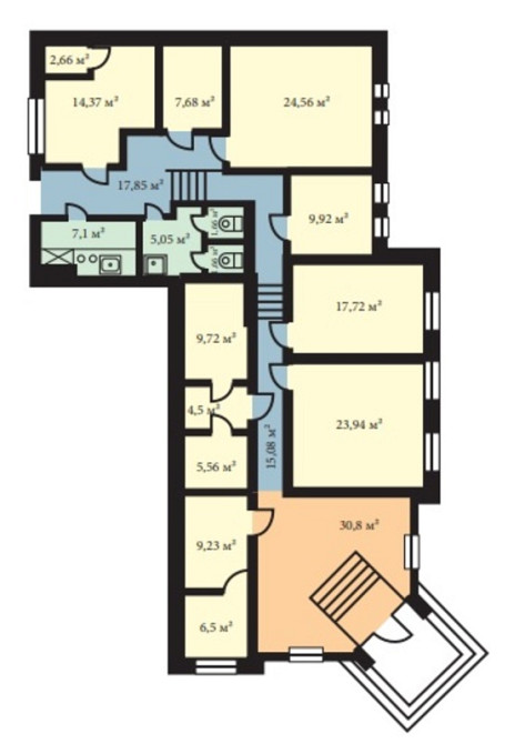 Оренда офісне приміщення на Уютная ул., 13 поверх - 1/8 Одеса - фото 2