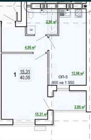 Продаж Квартира 1-кімнатна, 9/9 поверх на вул. Борткевича Харьков