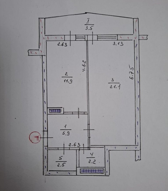 Продаж 1к квартири 47 кв. м на вул. Вільхова Тернопіль - фото 6