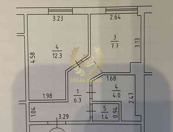 Продаж Квартира 1-кімнатна, 2/8 поверх на Луценко Дмитрия ул., 12 Киев