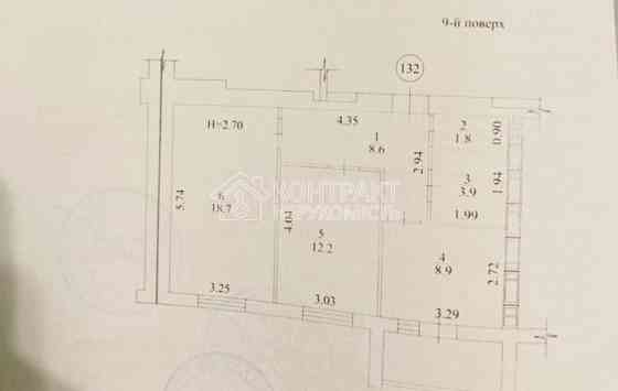 Продаж Квартира 2-кімнатна, 9/9 поверх на вул. Миру Харків
