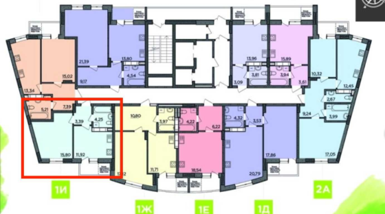 Продаж 1к Квартира 36 кв.м Рихліка Zhytomyr