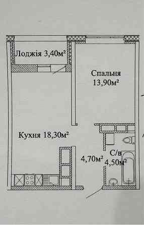 Продаж Квартира 1-кімнатна, 21/25 поверх на Варненская улица, 27а/2 Одесса