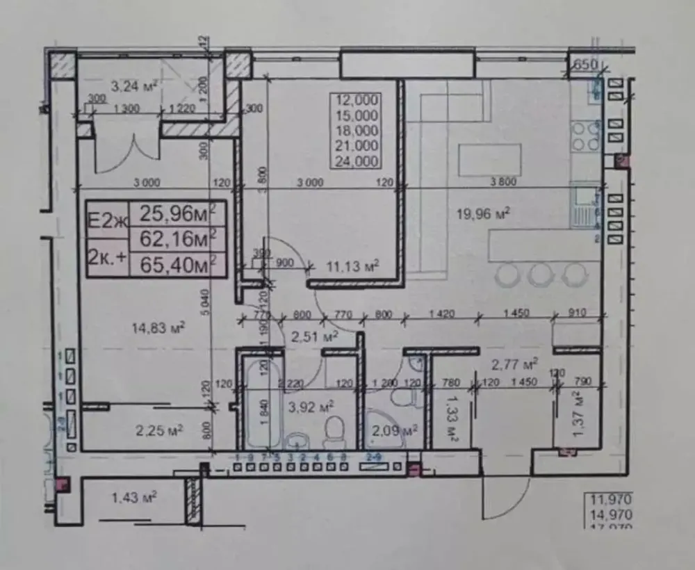 Продаж Квартира 2-кімнатна, 9/9 поверх на вул. Національної Гвардії Івано-Франківськ - фото 14