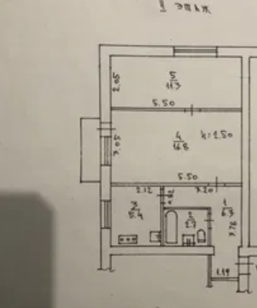 Двухкомнатная квартира в Малиновском районе Одеса