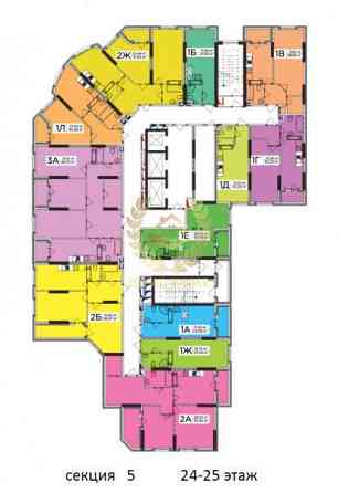 Продаж Квартира 2-кімнатна, 9/25 поверх на Светлая ул., 3Д Київ