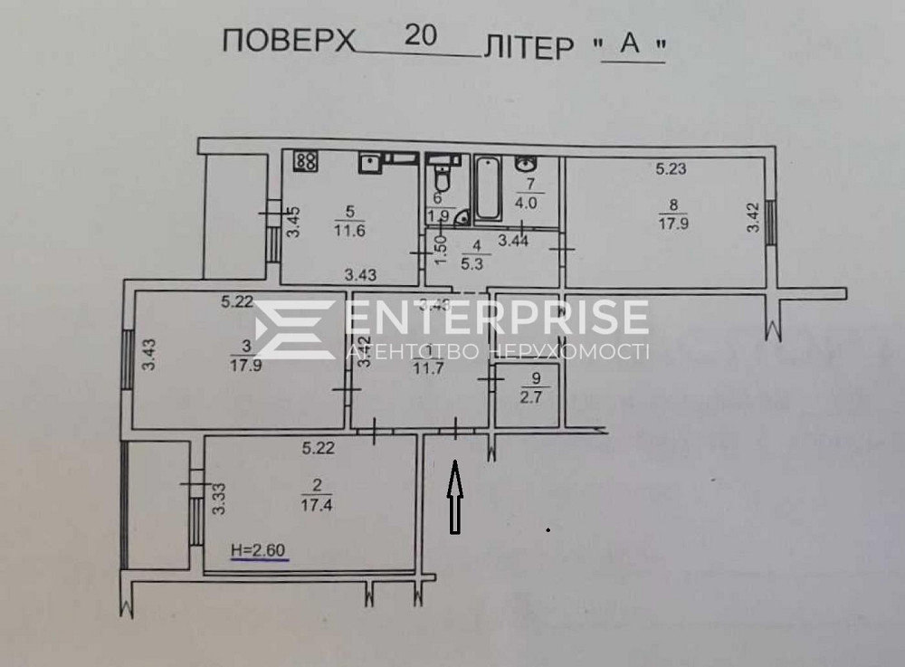 Продаж Квартира 3-кімнатна, 20/25 поверх на вул. Данченка Київ - фото 19