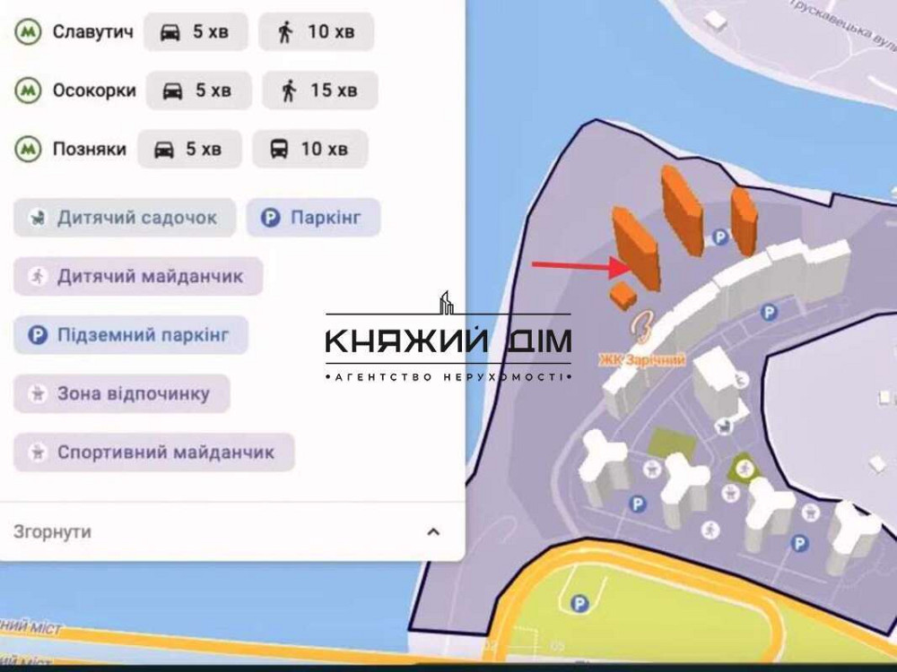 Продаж 3-х к. кв. у ЖК Зарічний, 7 будинок. № 21142677 Київ - фото 10